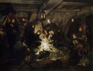 Nelsons död, 21 oktober 1805 av Arthur William Devis