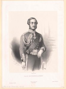 Albert, prinsgemål av England hertig av Sachsen prins av Sachsen-Coburg-Gotha av Artist Unknown