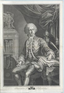 Alexander greve Belozersky-Belozersky av Artist Unknown