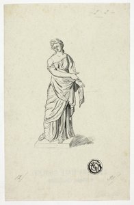 Allegorisk figur (staty) av Artist Unknown