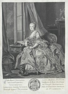 Anastasia Ivanovna prinsessan Trubezkaya, av Artist Unknown