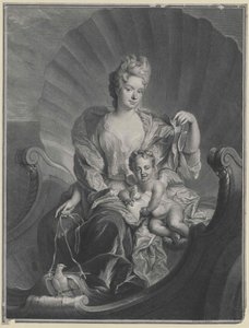 Anna Constance grevinna Cosel av Artist Unknown