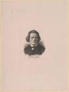 Anton Rubinstein (tryck) av Artist Unknown