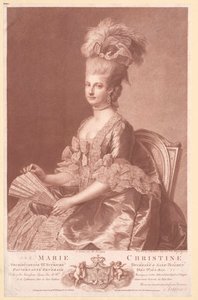 Ärkehertiginnan av Österrike Marie Christine av Artist Unknown