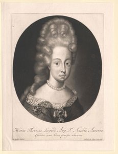 Ärkehertiginnan av Österrike Therese av Artist Unknown