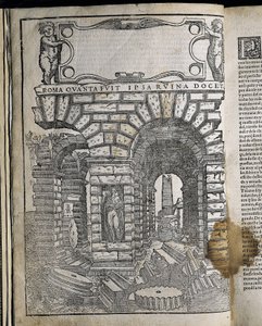 Arkitektur och perspektivarbete - SERLIO, Sebastiano (1475-1554). Italiensk manieristisk arkitekt, som ingick i det italienska team som byggde slottet i Fontainebleau. Tutte operates architettura and prospetiva. SPANIEN. KASTILIEN OCH LEON. Salamanca. Sala