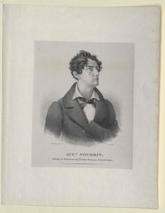 Auguste Nourrit (tryck) av Artist Unknown