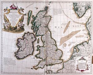 Brittiska öarna, England, Skottland och Irland - av Artist Unknown