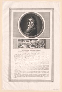 Camille Desmoulins (tryck) av Artist Unknown