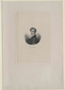 Charles Hubert Millevoye (tryck) av Artist Unknown