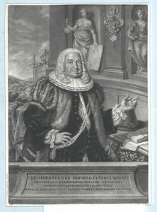 Christoph Frederick Imhof av Artist Unknown