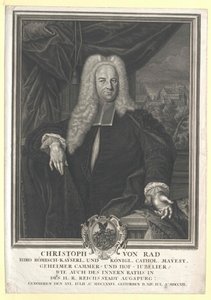 Christoph von Rad av Artist Unknown