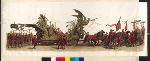 Vagn för Makart-Festzug (parad för Franz Josefs och Elisabeths silverbröllop) den 27 april. April 1879 i Wien av Artist Unknown