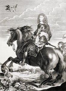 Conde, Louis II, 4:e prinsen av (1621-1686). av Artist Unknown
