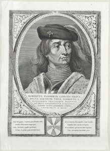 Greve av Flandern Robert I av Frisland av Artist Unknown