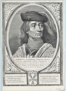 Greve av Flandern Robert I av Frisland av Artist Unknown