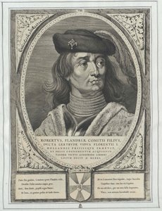 Greve av Flandern Robert I den frisiske av Artist Unknown