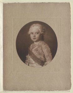 Frankrikes tronföljare Ludvig XVII. av Artist Unknown