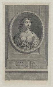 Hertiginnan av York Anne Hyde (tryck) av Artist Unknown