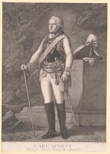 Hertig av Sachsen-Weimar Eisenach Karl August av Artist Unknown