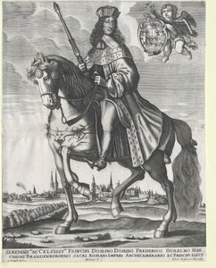 Kurfurste av Brandenburg (1620-1688) Fredrik Wilhelm av Artist Unknown