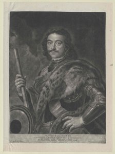 Rysslands kejsare Peter I den store av Artist Unknown