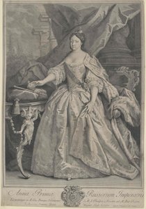 Kejsarinnan av Ryssland Anna Ioannovna av Artist Unknown