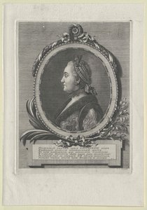 Kejsarinnan av Ryssland Katarina II av Artist Unknown