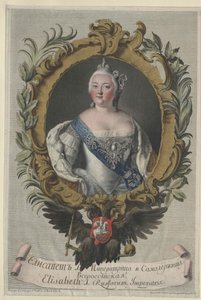 Kejsarinnan av Ryssland Elisabeth av Artist Unknown