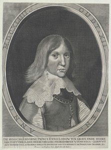 Enno Ludwig greve Östra Friesland av Artist Unknown