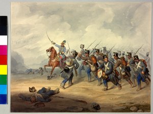 FML Franz Henry greve Schlik i slaget av Artist Unknown