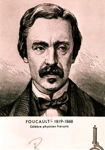 FOUCAULT Jean Bernard Leon: Porträtt (etsning) av Artist Unknown