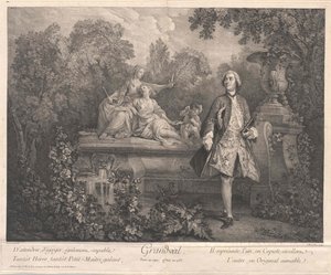 Francois Charles Racot de Grandval av Artist Unknown
