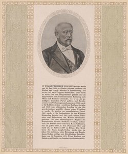 Franz Baron Hein (tryck) av Artist Unknown