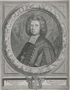 Frederic Christian von Plettenberg-Lenhausen av Artist Unknown