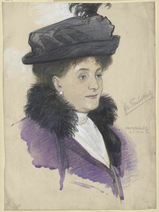 Gabriele prinsessan Lobkowitz av Artist Unknown
