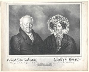 Gebhard Anton von Krosigk av Artist Unknown