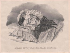 Georgiana Amalia Seymour (tryck) av Artist Unknown