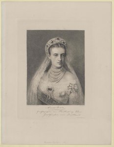 Storfurstinnan av Ryssland Anastasia Mikhailovna av Artist Unknown