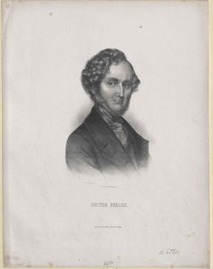 Hector Berlioz (tryck) av Artist Unknown