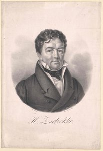 Heinrich Zschokke (tryck) av Artist Unknown