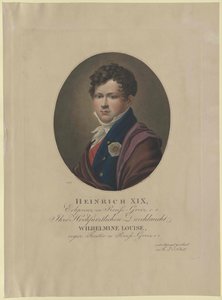 Heinrich greve Reuss till Greiz av Artist Unknown