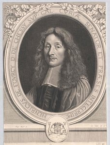 Henri II Fourcy (tryckning) av Artist Unknown