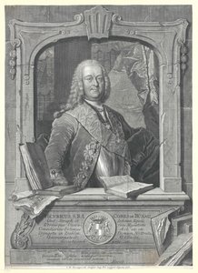 Henrik greve von Buenau av Artist Unknown