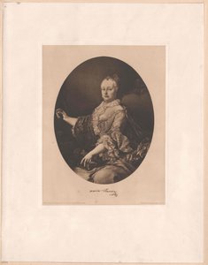 Heliga romerska kejsarinnan Maria Theresia av Artist Unknown