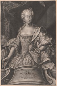 Heliga romerska kejsarinnan Maria Theresia av Artist Unknown