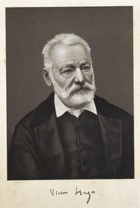Hugo, Victor (1802-1885). Fransk romantisk författare. Litografi av Artist Unknown
