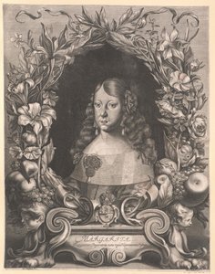 Infanta av Spanien Margareta Theresia (tryck) av Artist Unknown