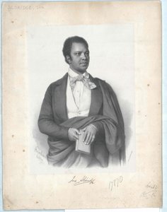 Ira Frederick Aldridge av Artist Unknown