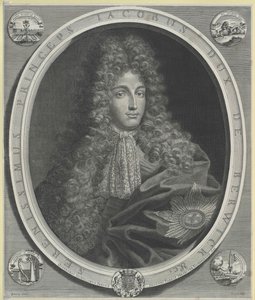 James hertig av Berwick Fitzjames (tryck) av Artist Unknown